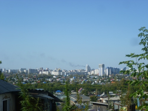 Барнаул. Панорама города с переулка Конева