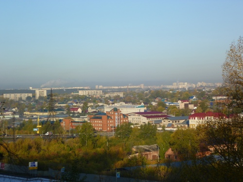 Барнаул. Вид на город из Нагорного парка