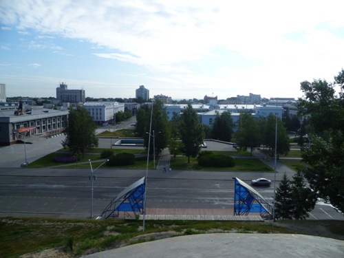 Барнаул. Вид на площадь Сахарова